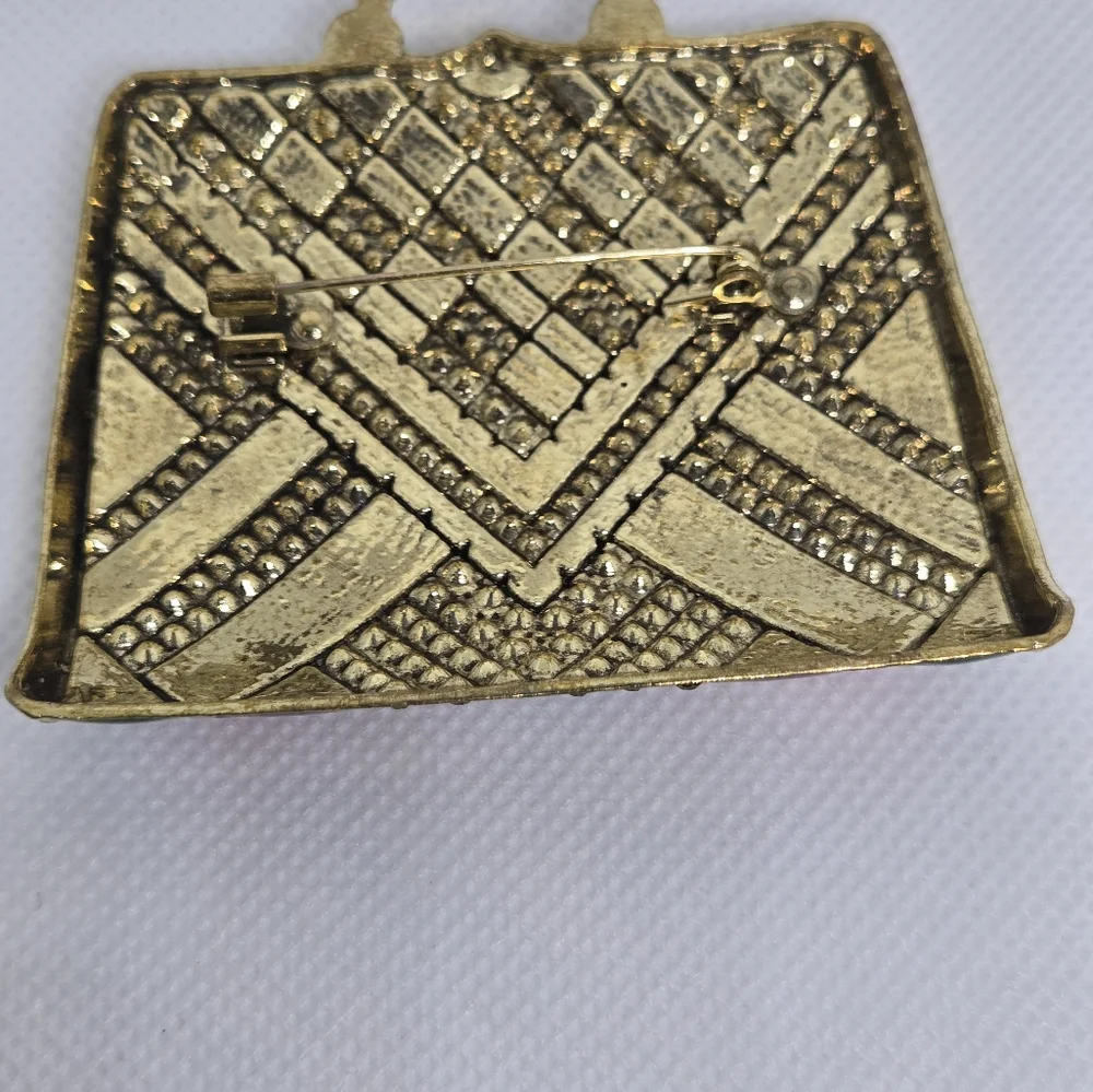 Colorful Purse Brooch - Picture 5 of 6